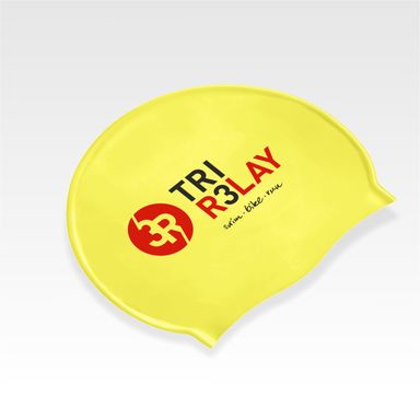 Gorro natación personalizado para el Club TRI RELAY