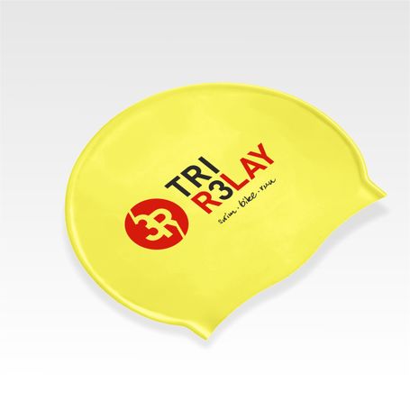 Gorro natación personalizado para el Club TRI RELAY